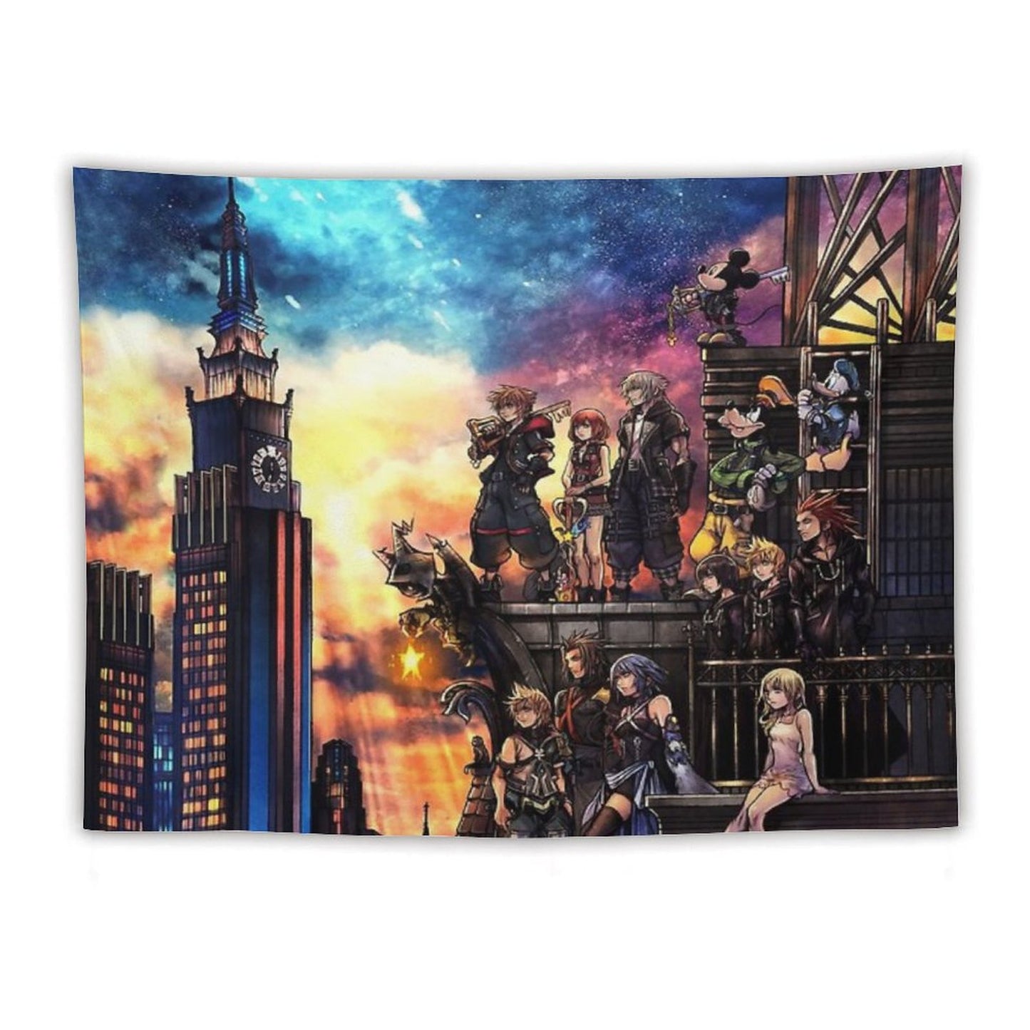 Kingdom Hearts 3 Cover Tapestry