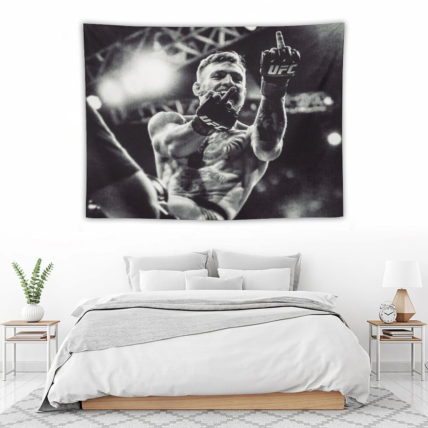 Conor McGregor Middle Finger - Notorious Tapestry