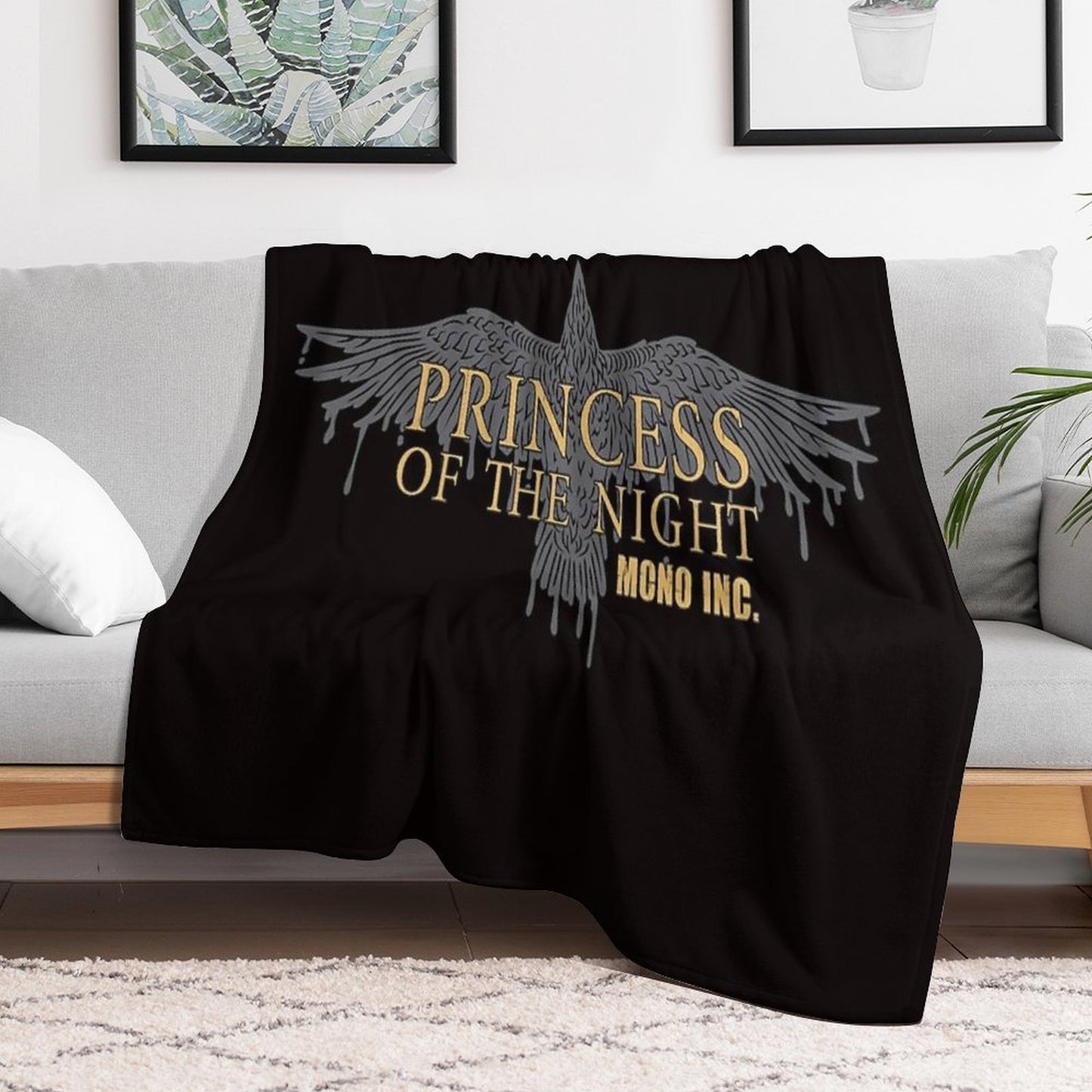 MONO INC. Princess Of The Night Throw Blanket