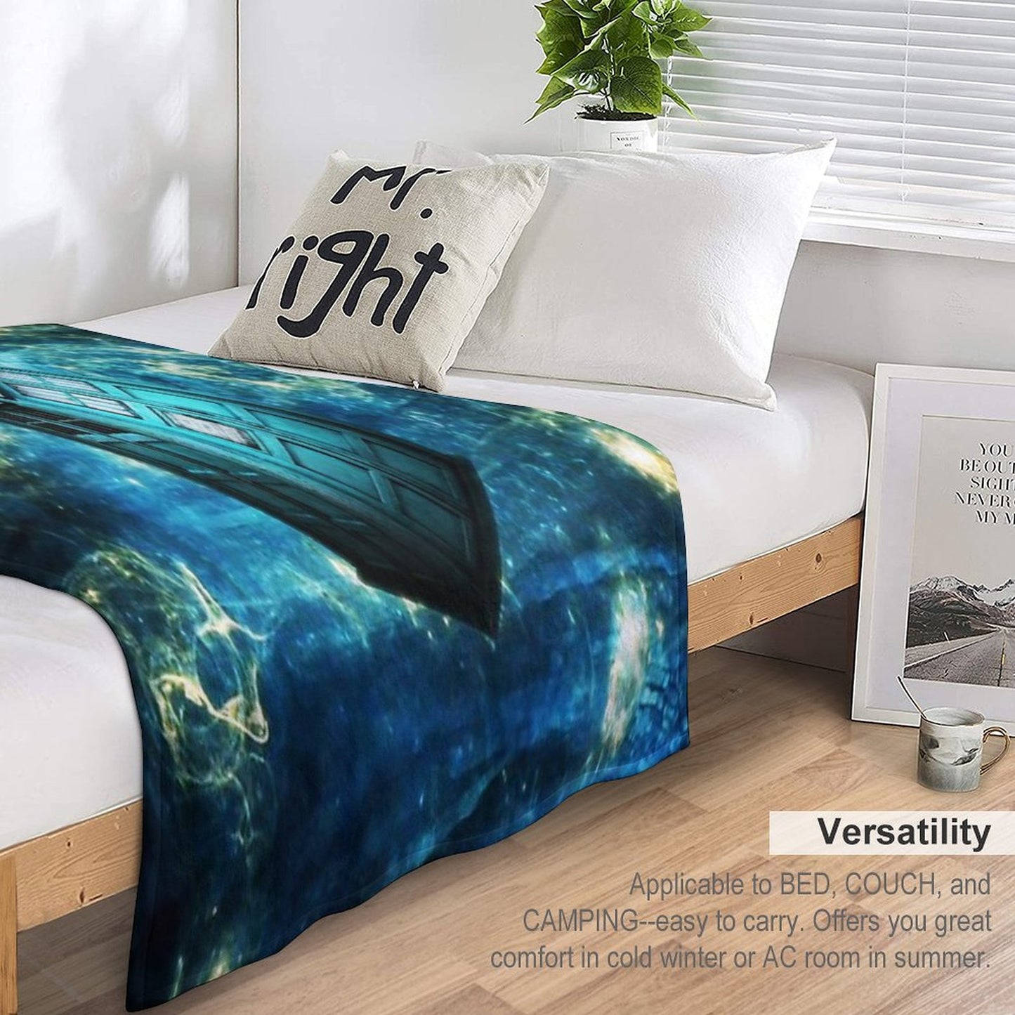 The Starry Night Throw Blanket