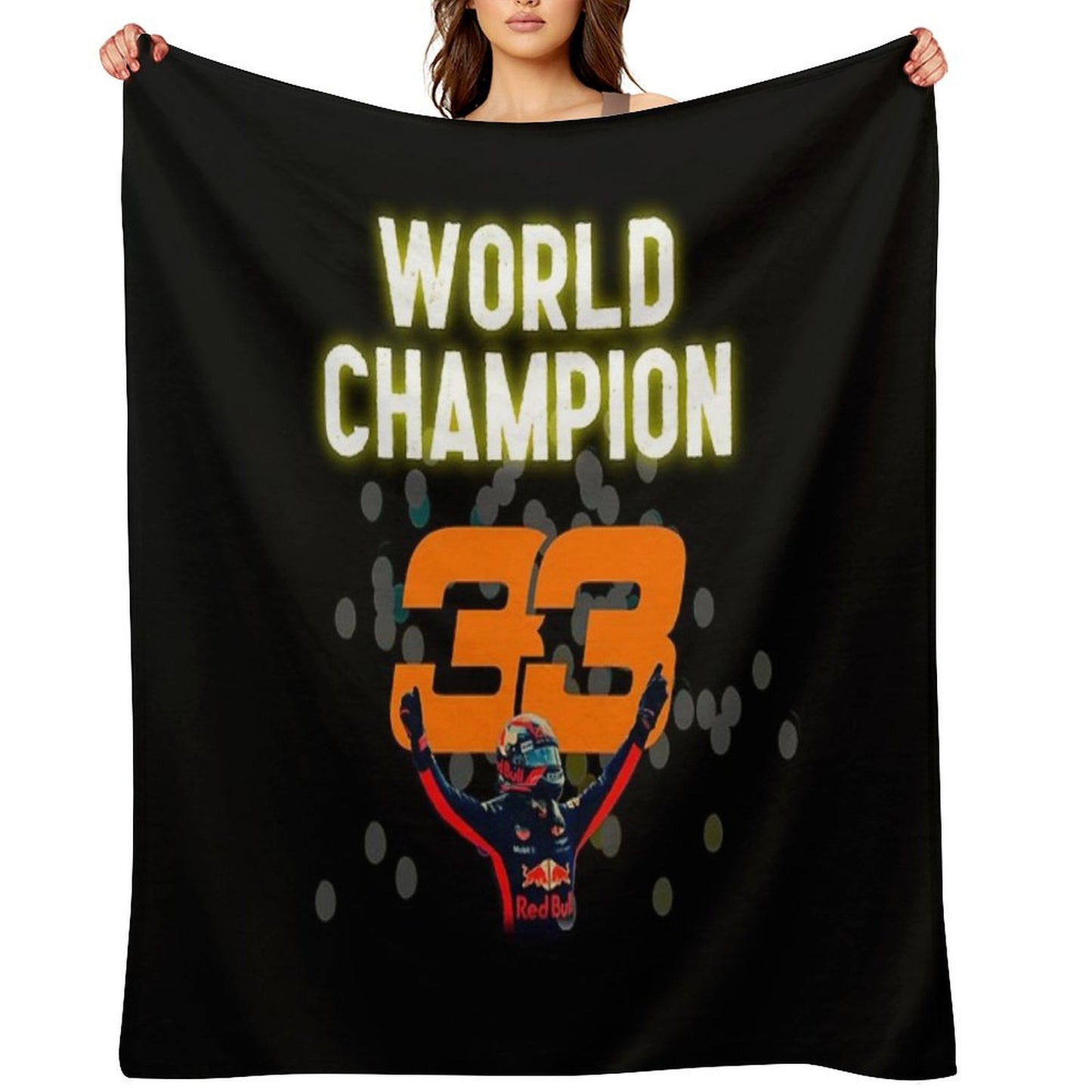 Verstappen Champion Throw Blanket