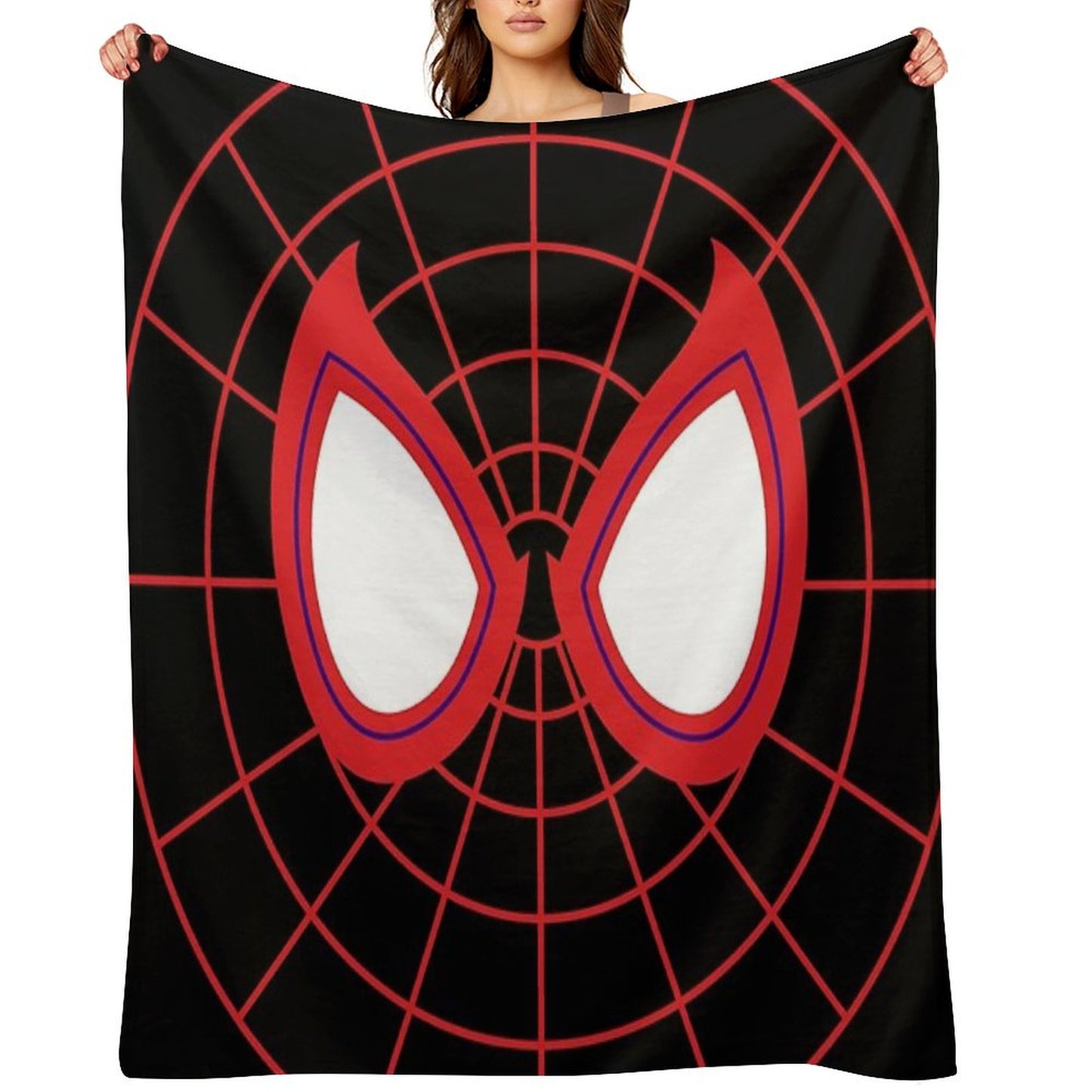 Miles Morales Eyes Throw Blanket