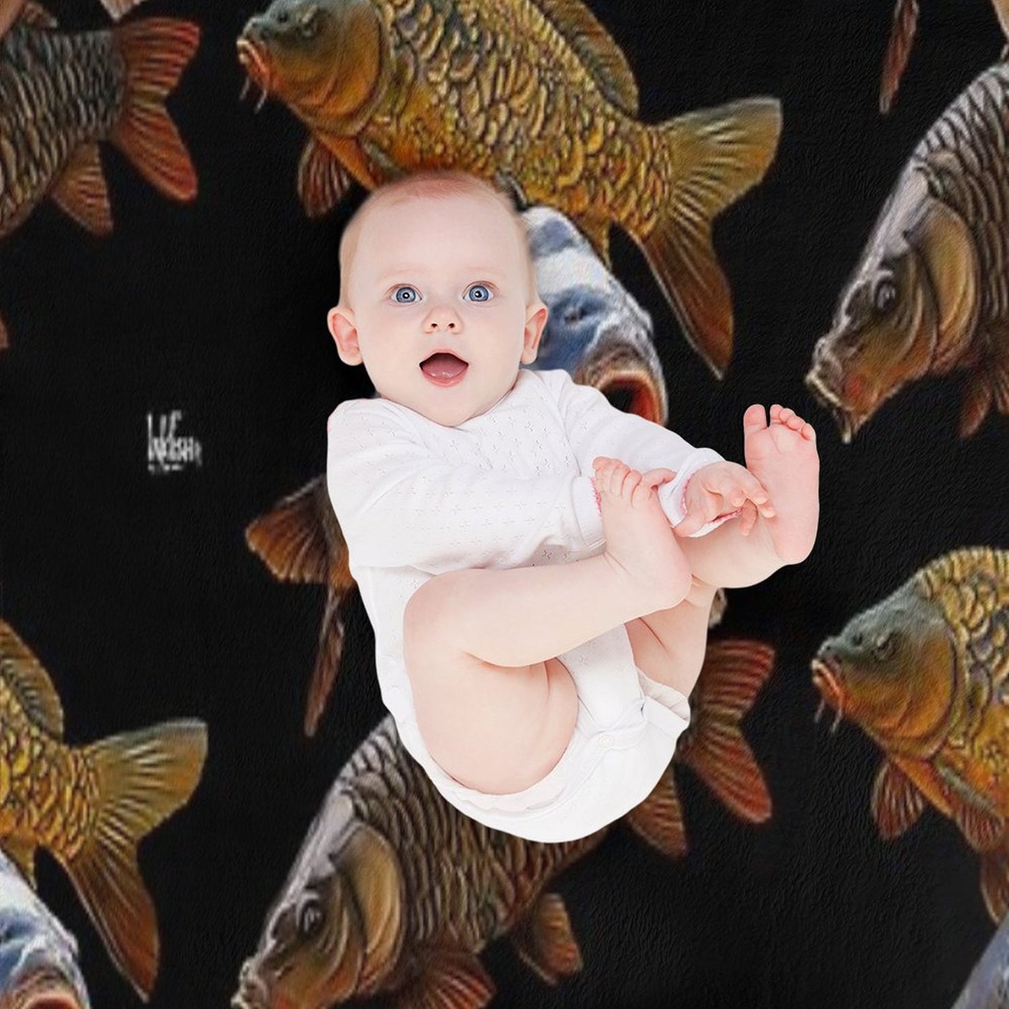 Carp Gang 1 Throw Blanket