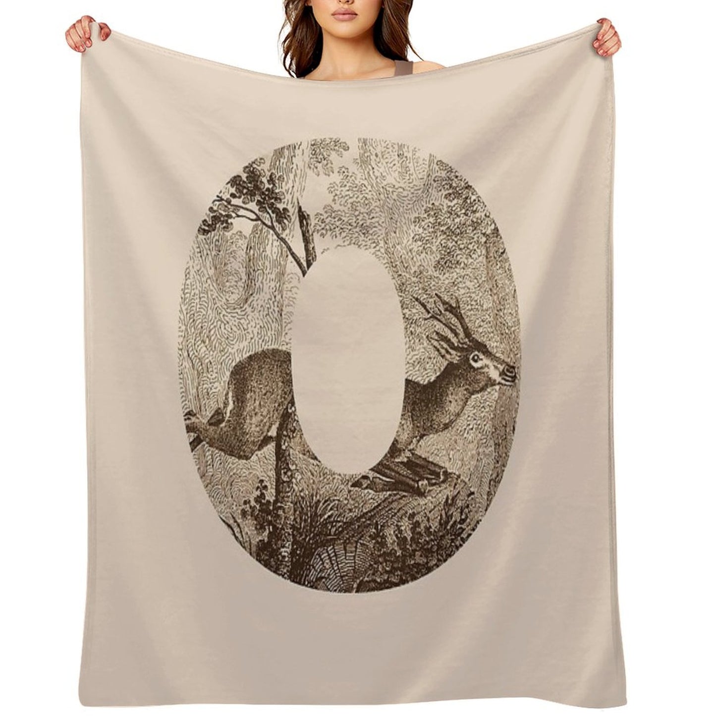 O Deer Throw Blanket