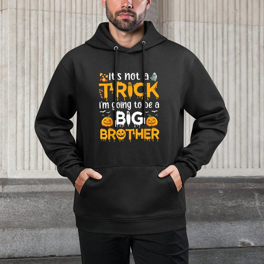 Im Going to Be Big Brother Halloween Pregnancy Announce Kids Shrink-Resistant Hoodie