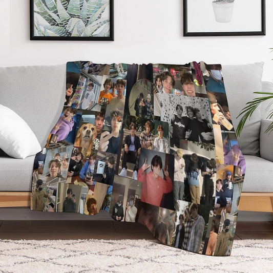 Sturniolo Triplets Cute Collage Throw Blanket