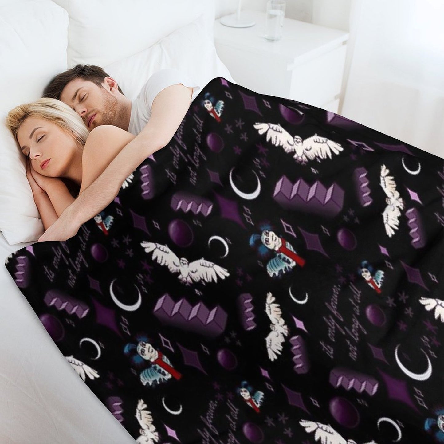 Labyrinth “It’s Only Forever Not Long at All” Throw Blanket