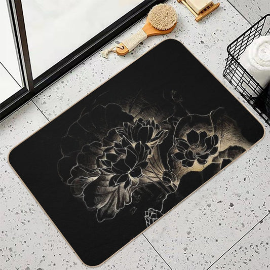 Gold Lotus Bath Mat