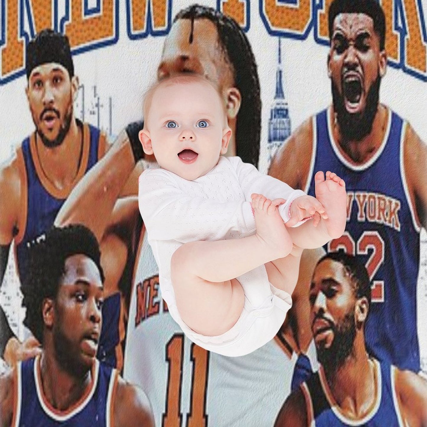 NEW YORK BASKETBALL Throw Blanket