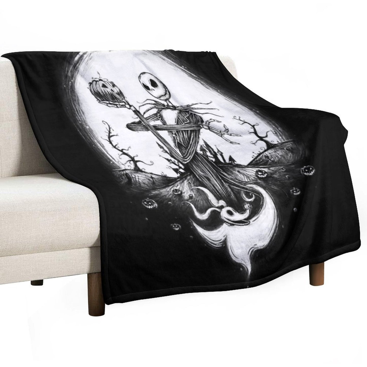Halloween Tale Throw Blanket