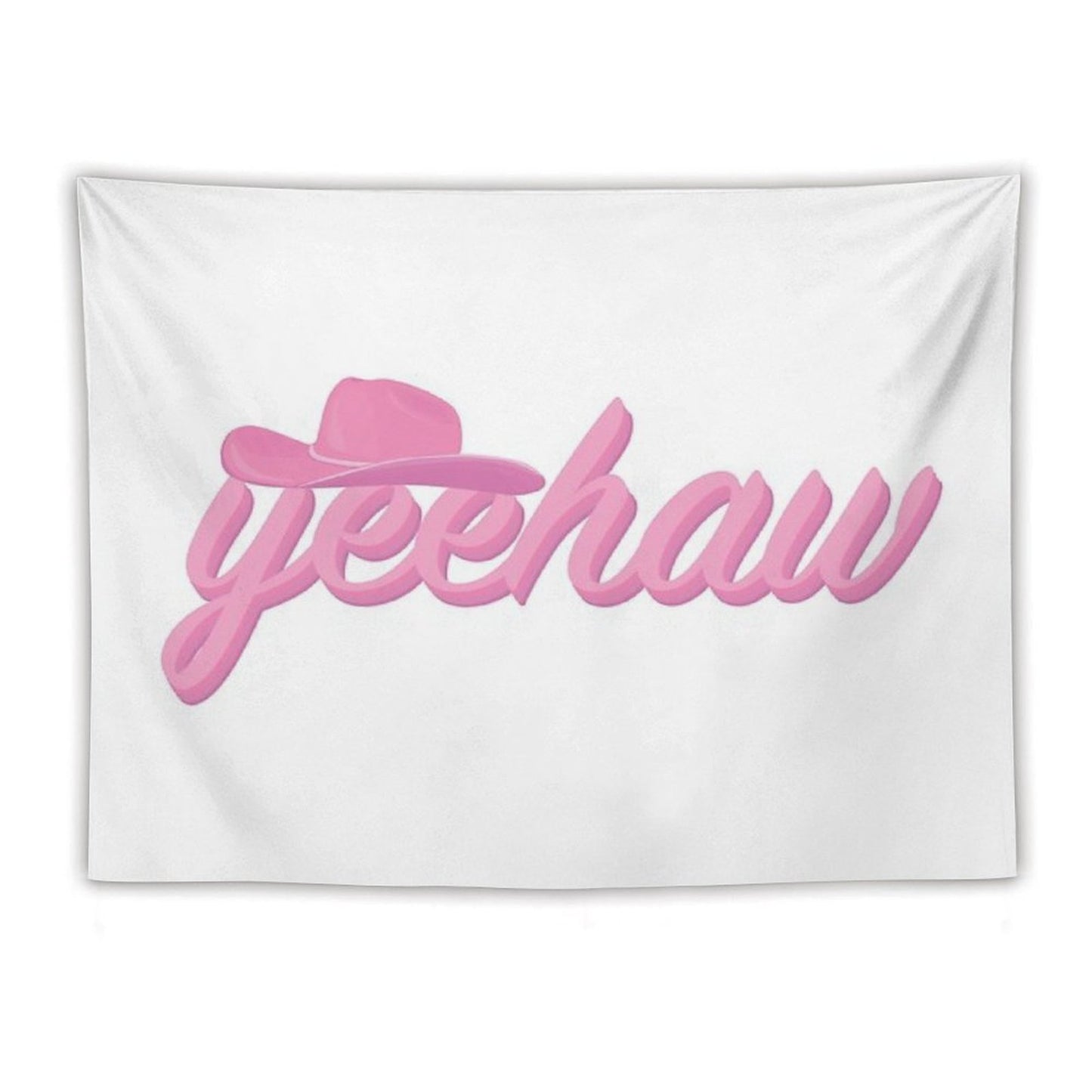 Yeehaw Cowgirl Hat Tapestry