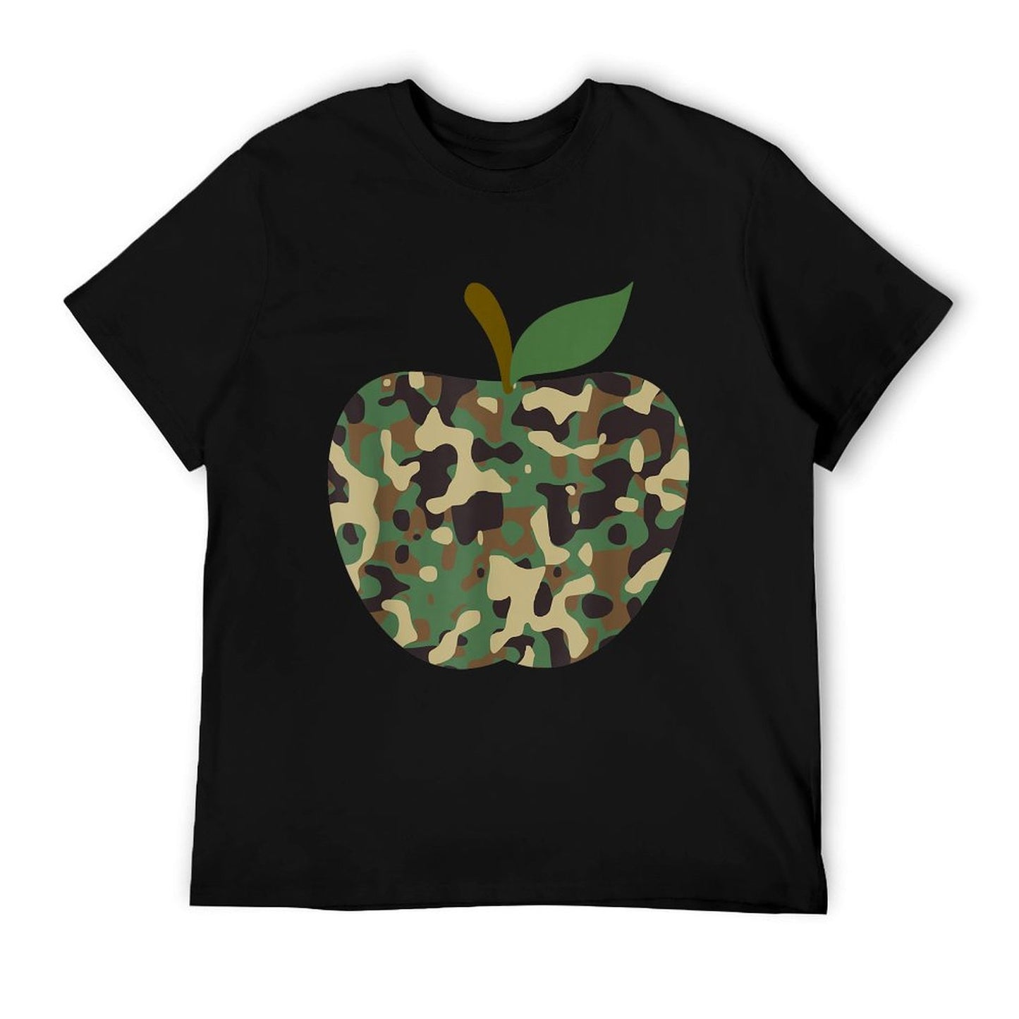 Camo Apple First Day Of School Teaching Team T-Shirt