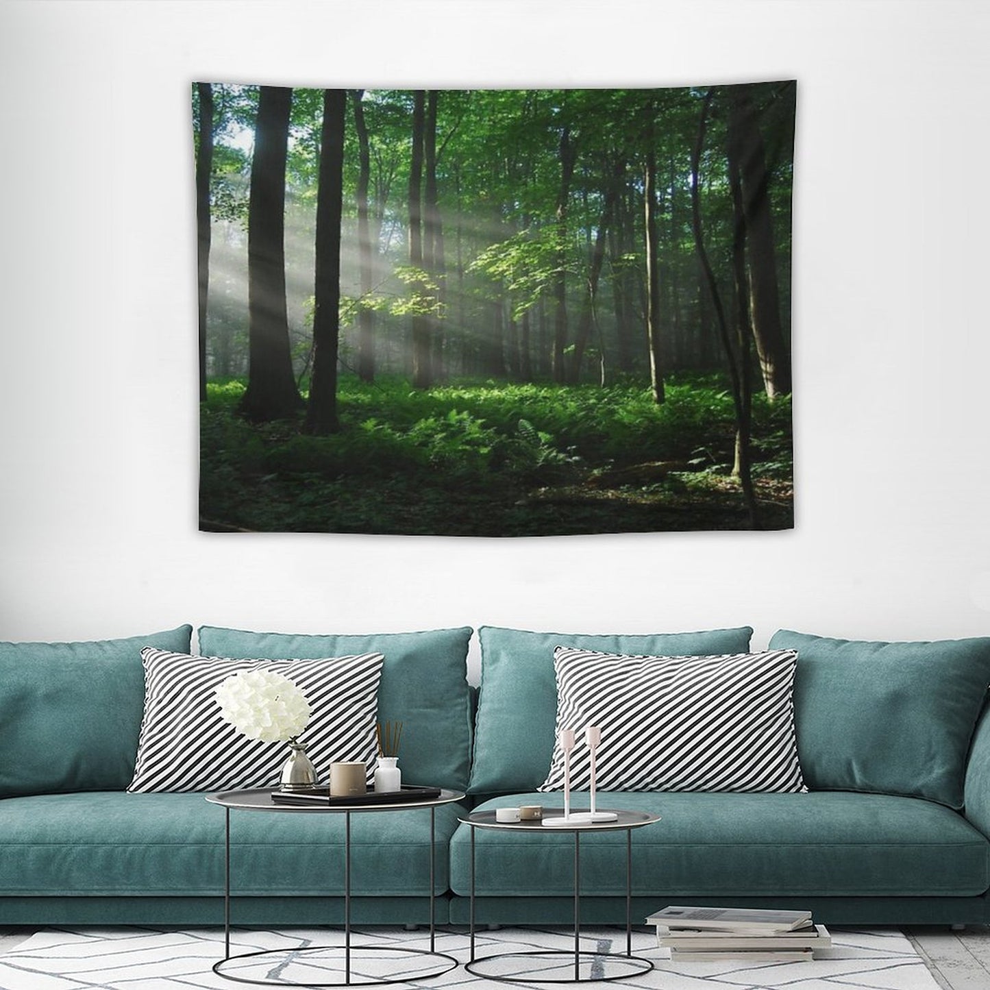 Lighted Forest Tapestry