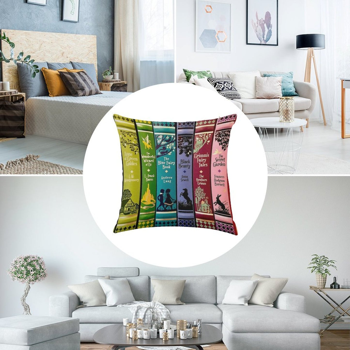 The Magic of Make-Believe Linen Throw Pillow Cover