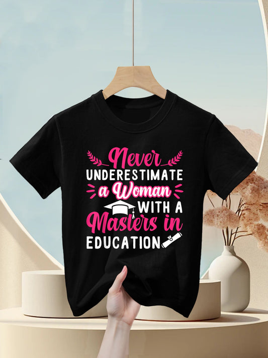 Masters Degree In Education Graduation Kids T-Shirt