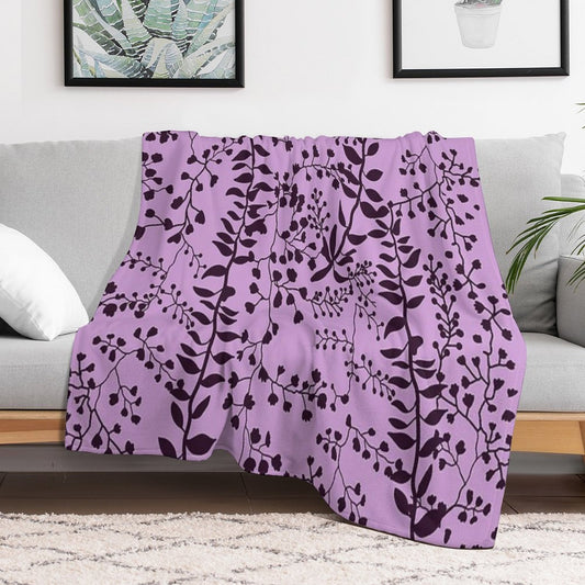 Bella Swan Lavender Freesia Throw Blanket