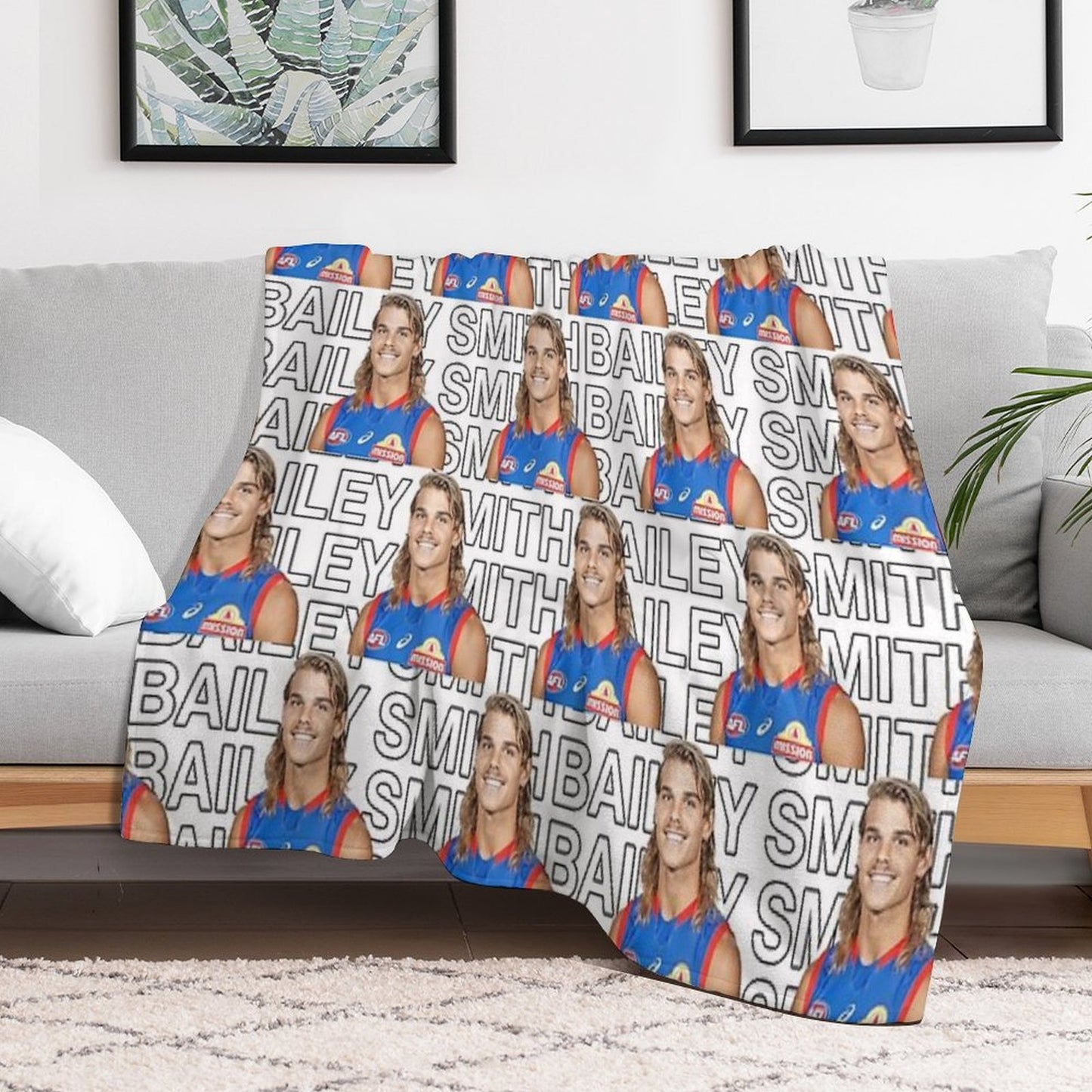 Bailey Smith Throw Blanket
