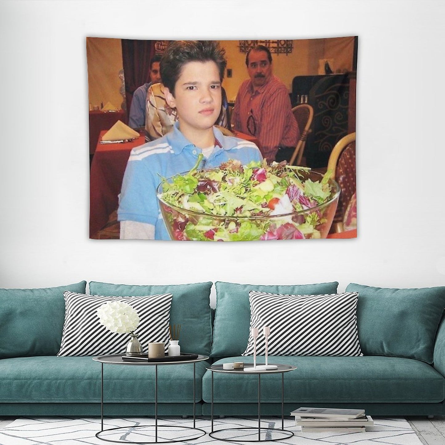 Freddie Benson with A Salad Tapestry