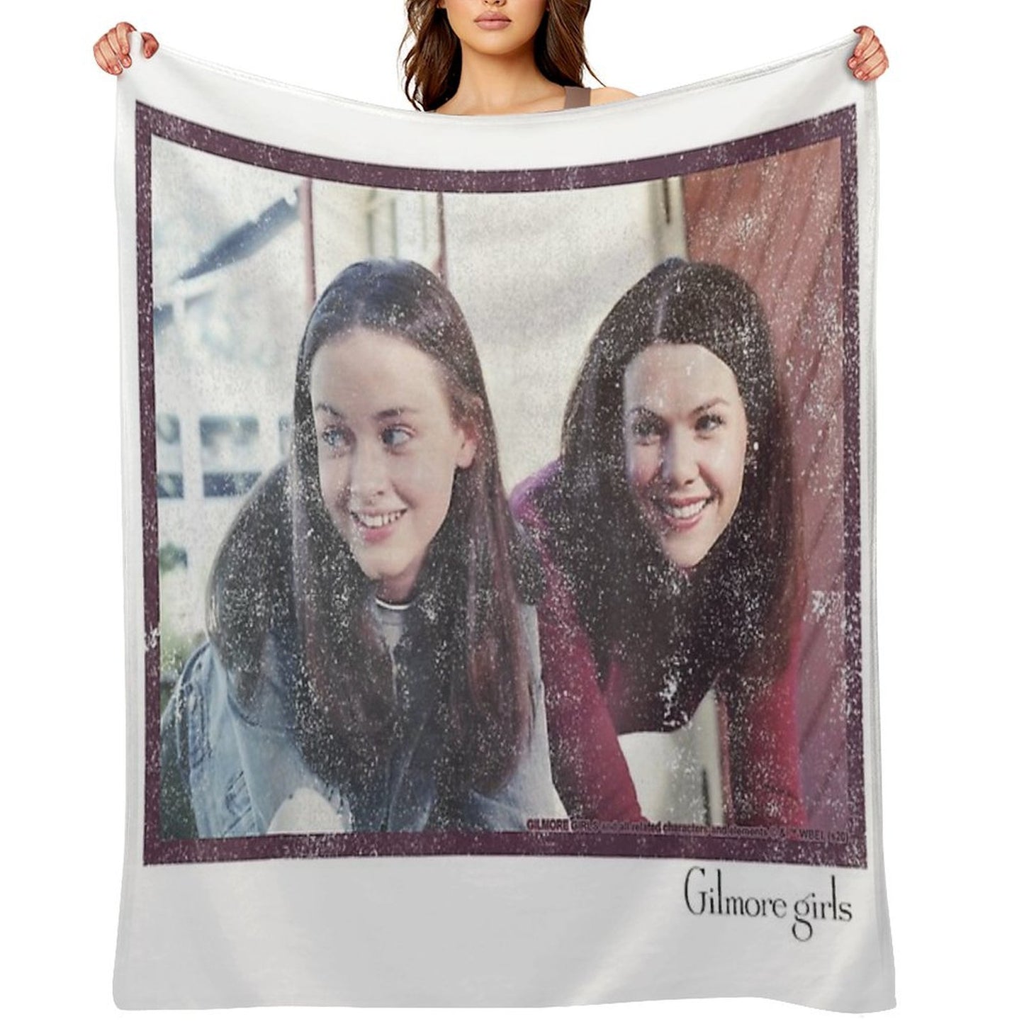 Rory And Lorelai - Portrait Throw Blanket