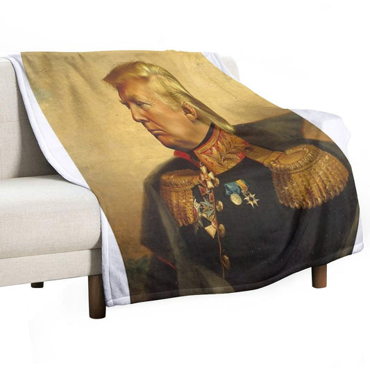 Donald Trump - Replaceface Throw Blanket