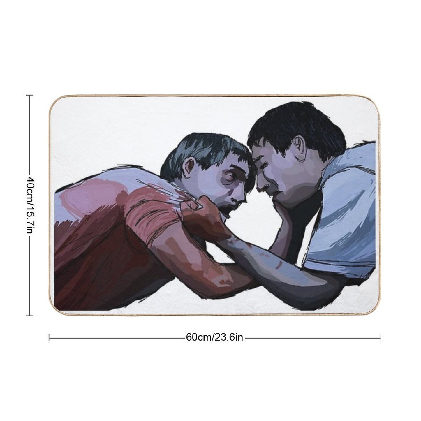 Love Scene - Saw (2004) Transparent Bath Mat