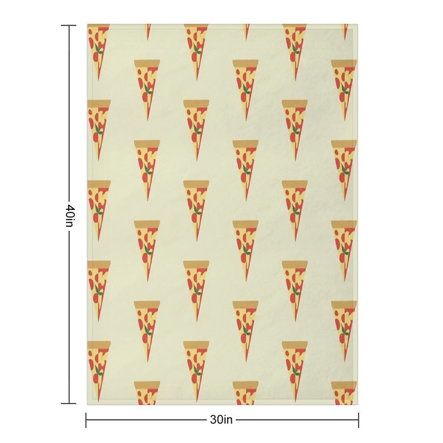 Pepperoni Pizza And Margherita Pizza Throw Blanket