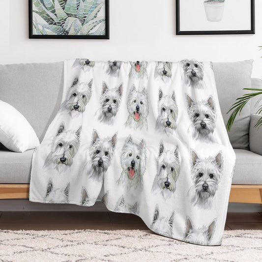 Westies Throw Blanket
