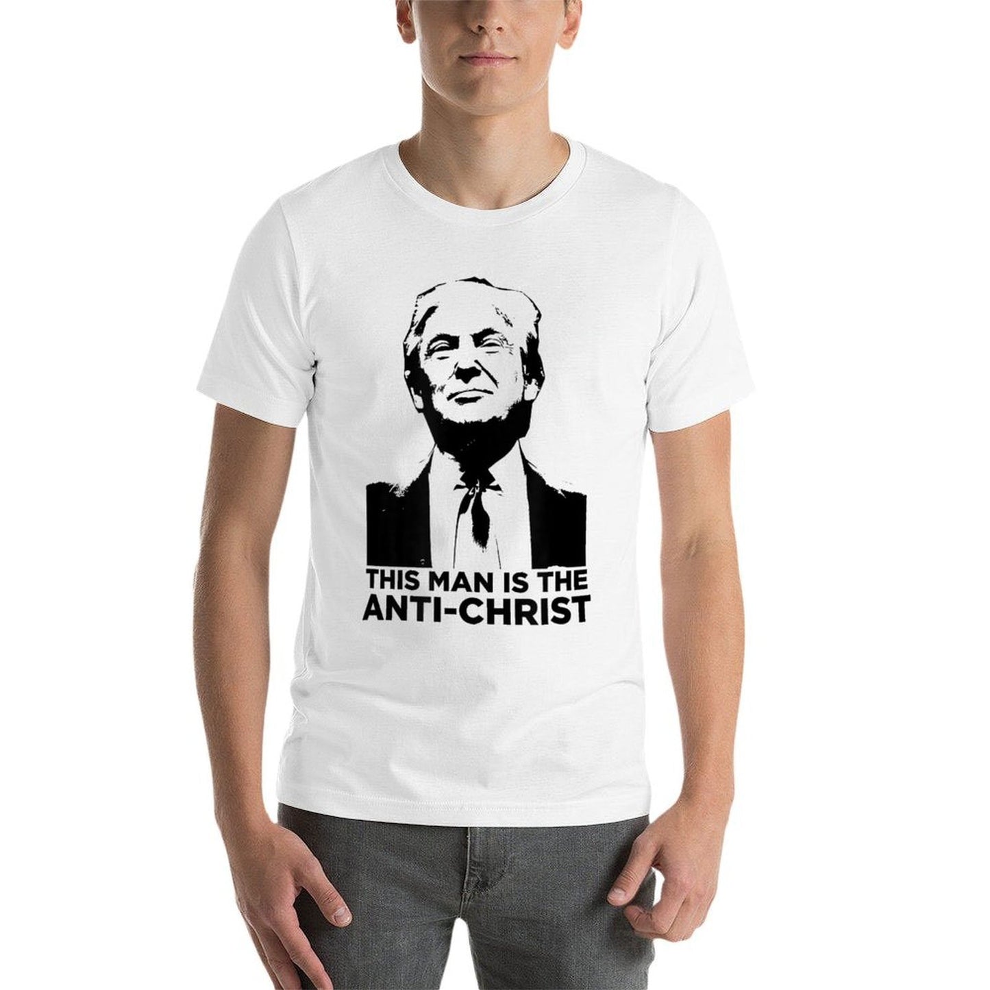 Anti Trump Anti Christ Stretchy T-Shirt