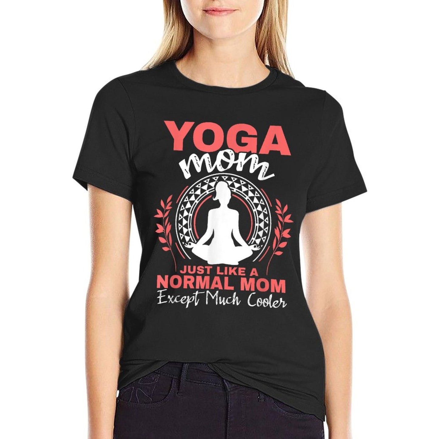 Yoga Mom Spirituality Mother's Day Meditation Women T-Shirt