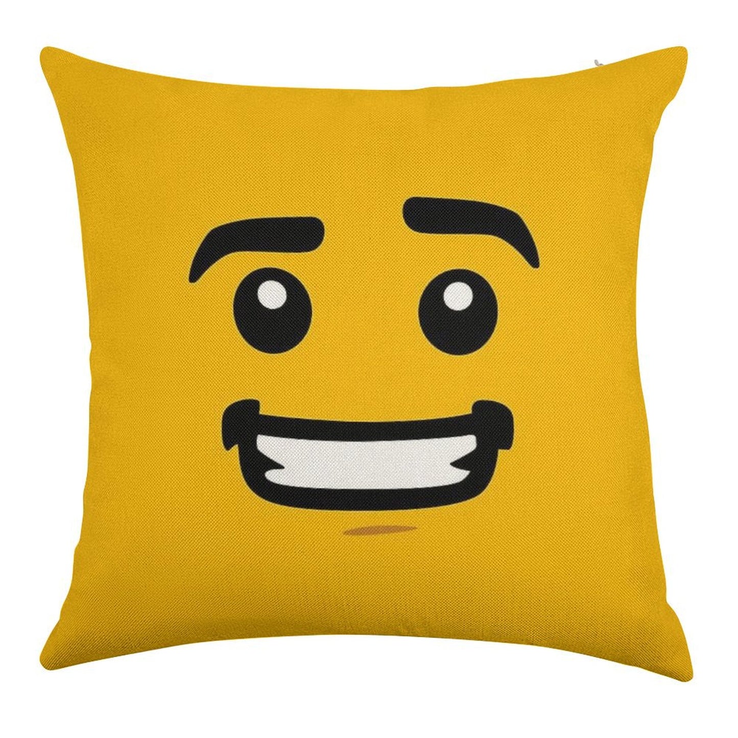 Brick Face - Guy Linen Throw Pillow Cover