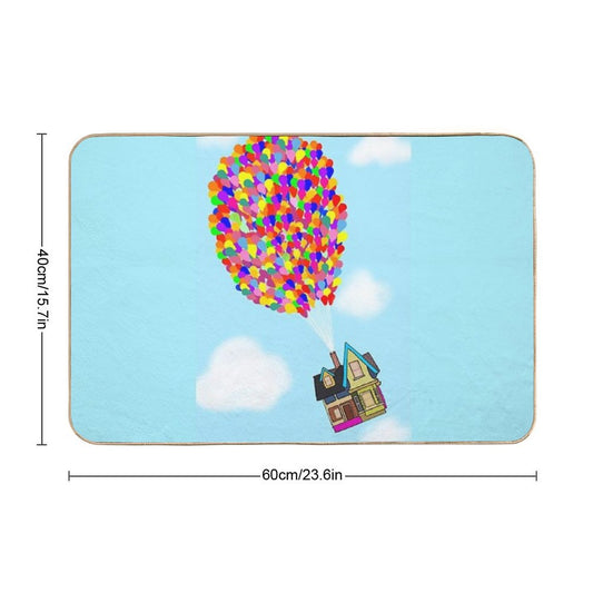 Up Balloons Bath Mat
