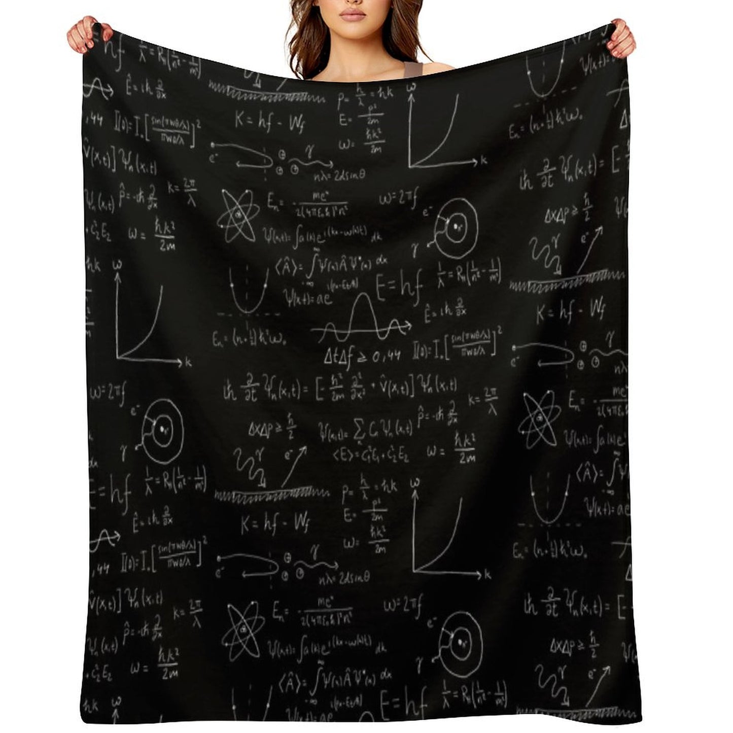 Quantum Physics Throw Blanket
