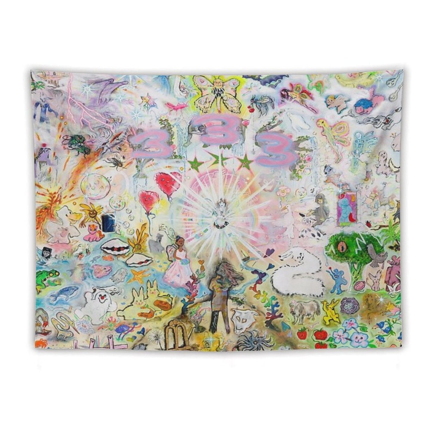 Drain Gang Bladee 333 Album Cover Tapestry Tapestry
