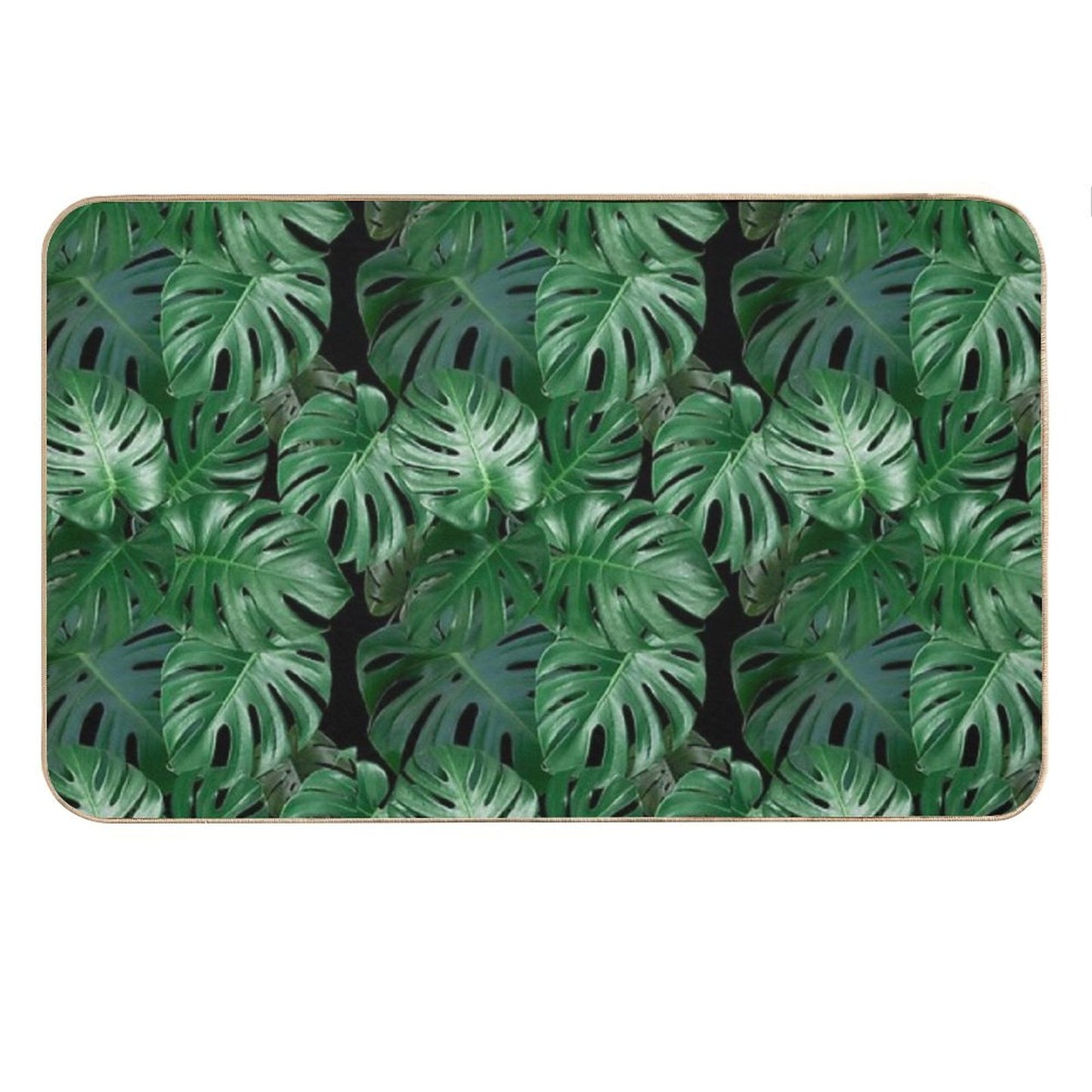 Monstera Madness Bath Mat