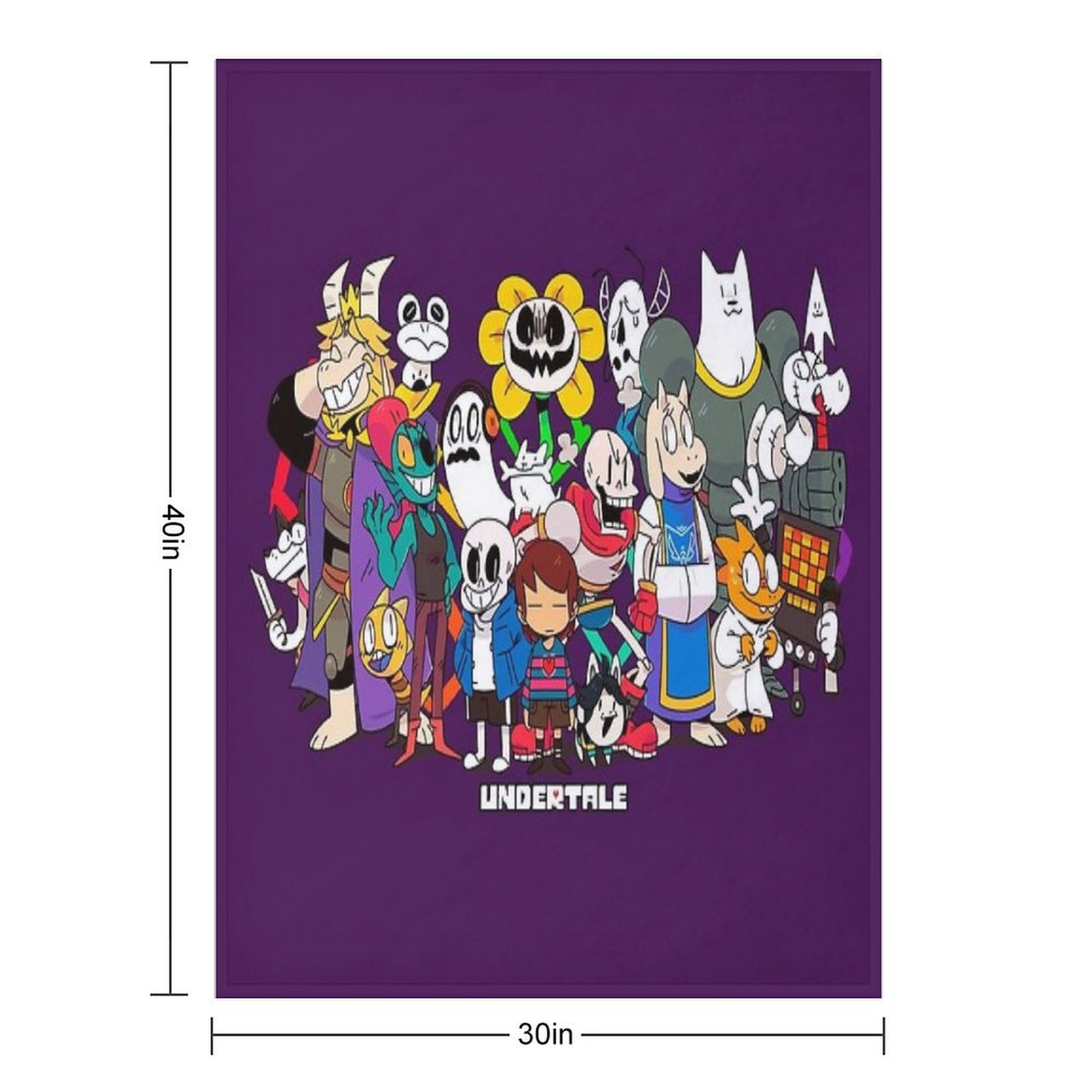 Undertale Adventure Throw Blanket