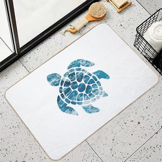 Ocean Sea Turtle Bath Mat