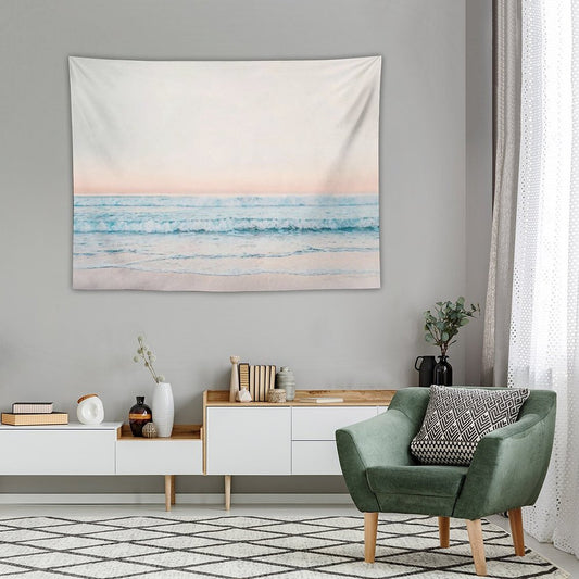 Minimalist Ocean Print Tapestry