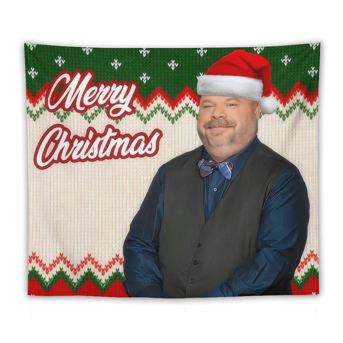 Bertram's Greetings Merry Christmas Tapestry