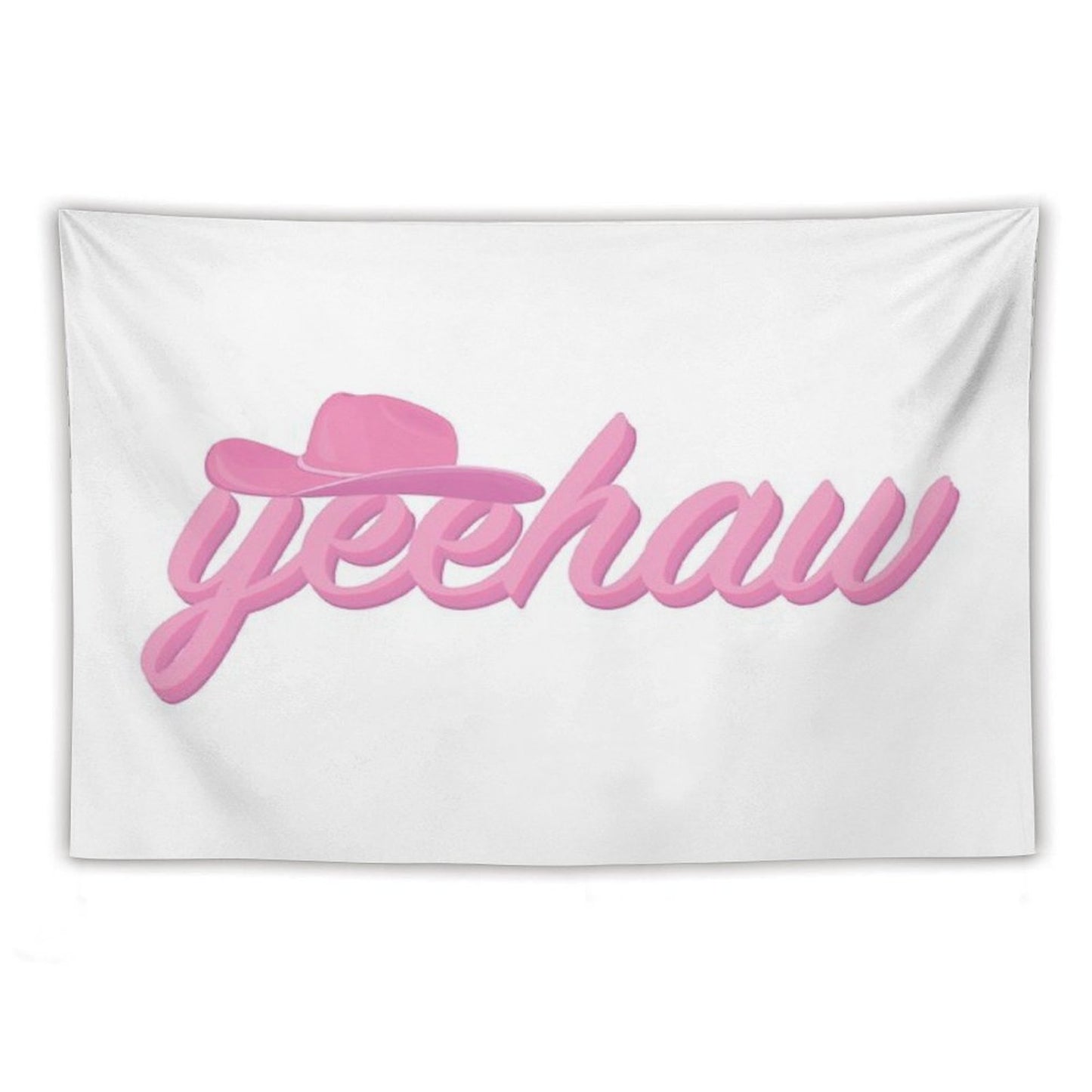 Yeehaw Cowgirl Hat Tapestry