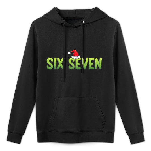 Six Seven Christmas 67 Kidsns Boys Funny Humor 67 Meme All-Day Comfort Hoodie