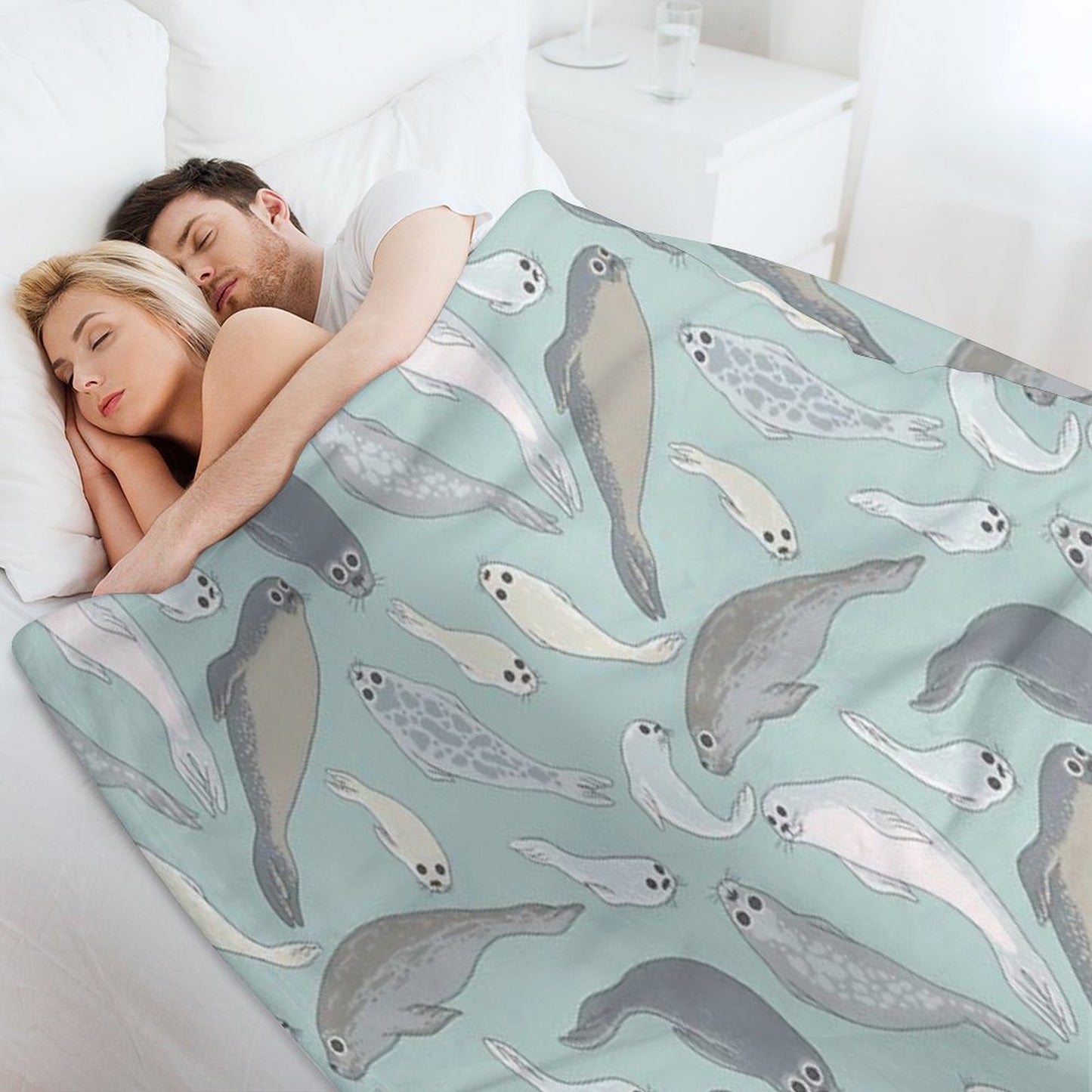 Seals Throw Blanket