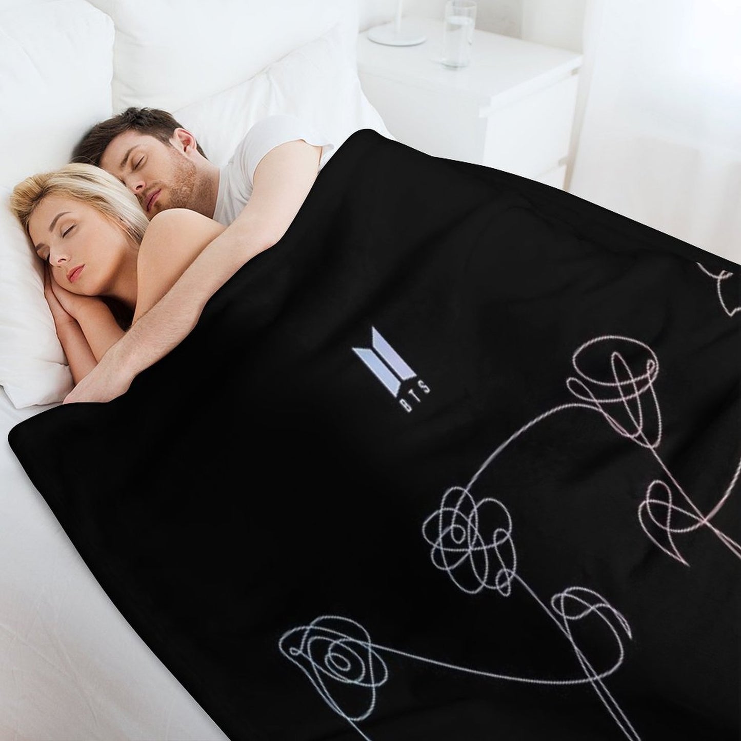 BTS LOVE YOURSELF FLOWER #1 Throw Blanket