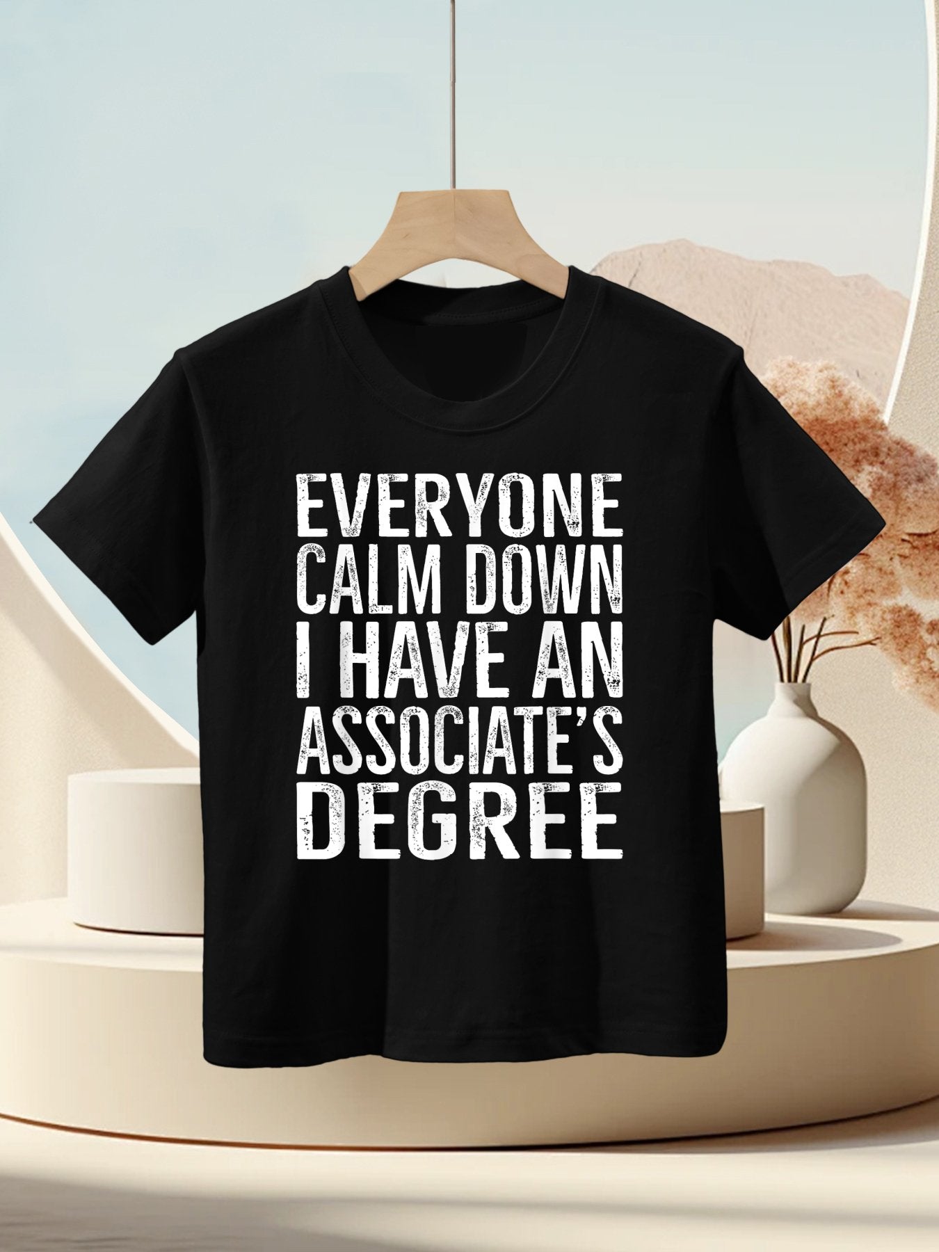 Calm Down I Have An Associate's Degree College Graduation Kids T-Shirt