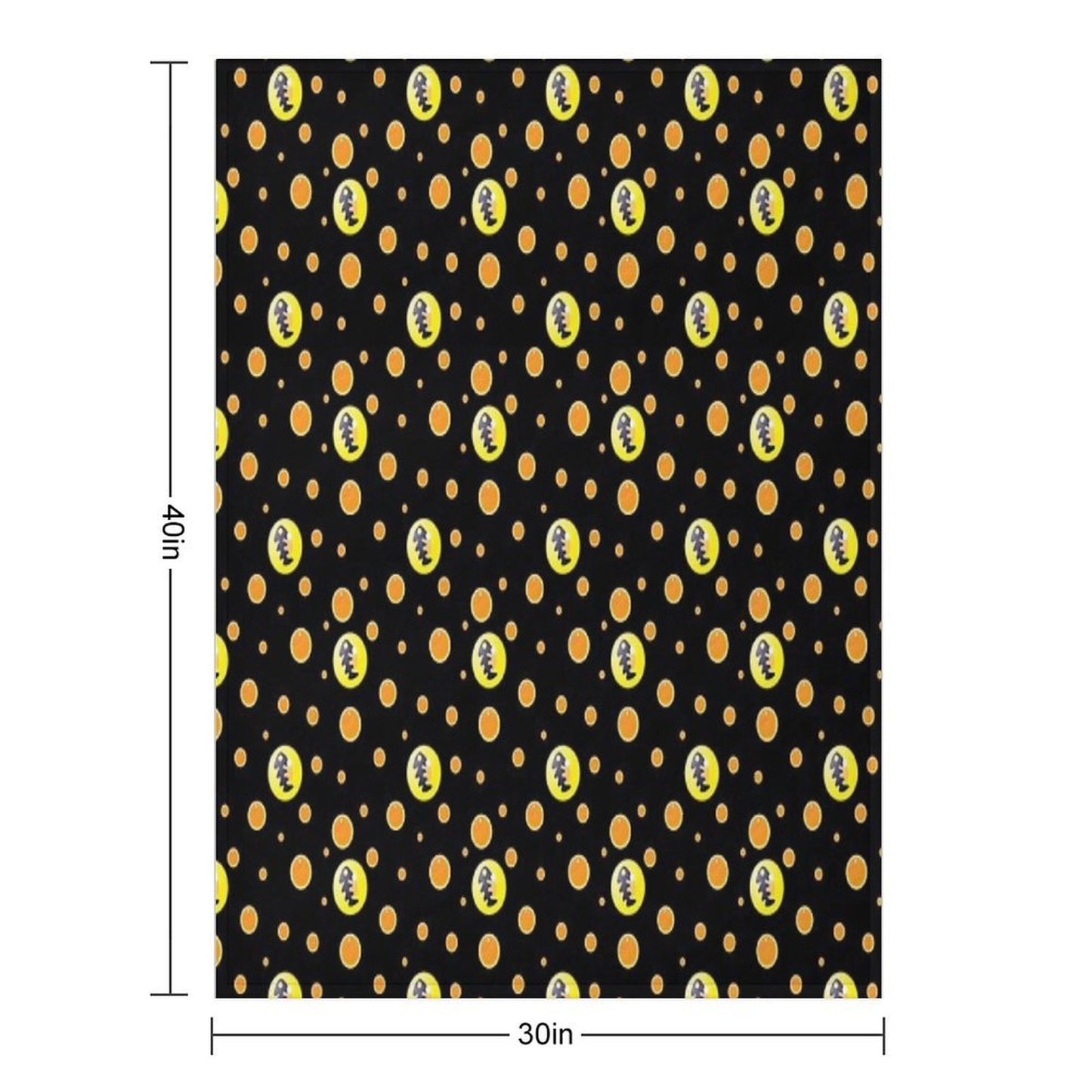 Salmon Egg Throw Blanket