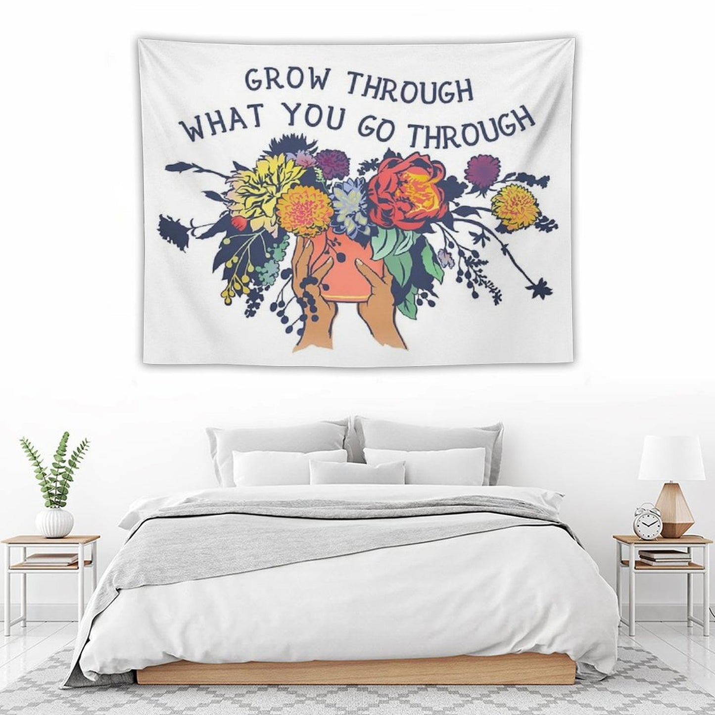 Grow Through What You Go Through Tapestry