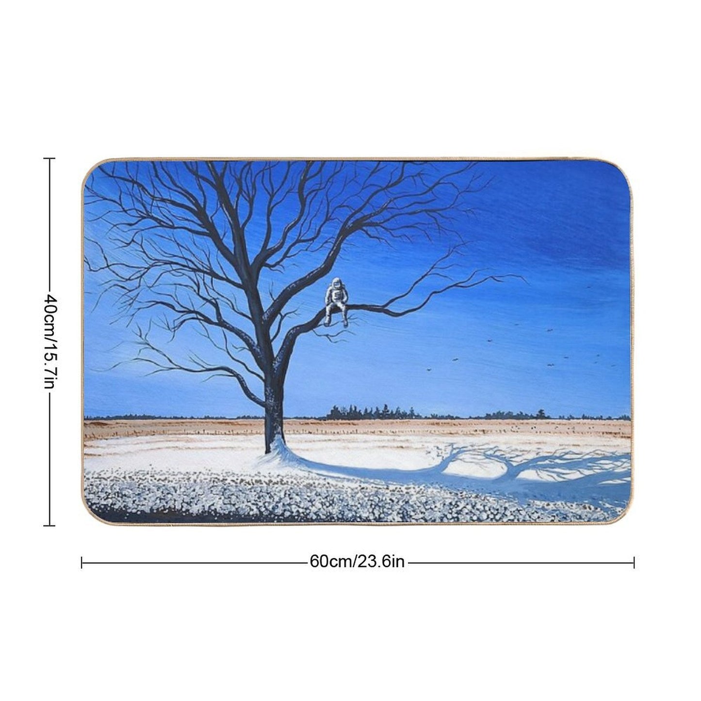 Frosty Stain-Proof Bath Mat