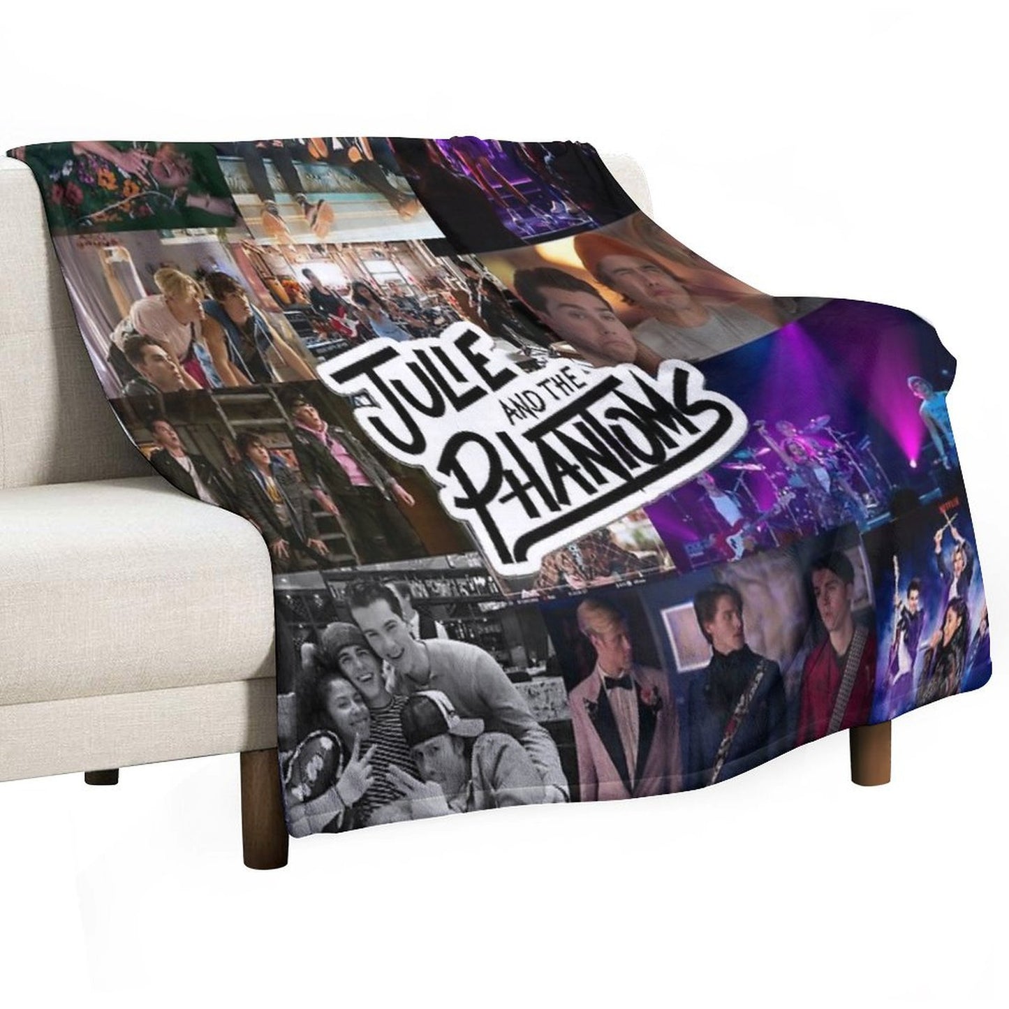 Julie And The Phantoms Band Collage Throw Blanket