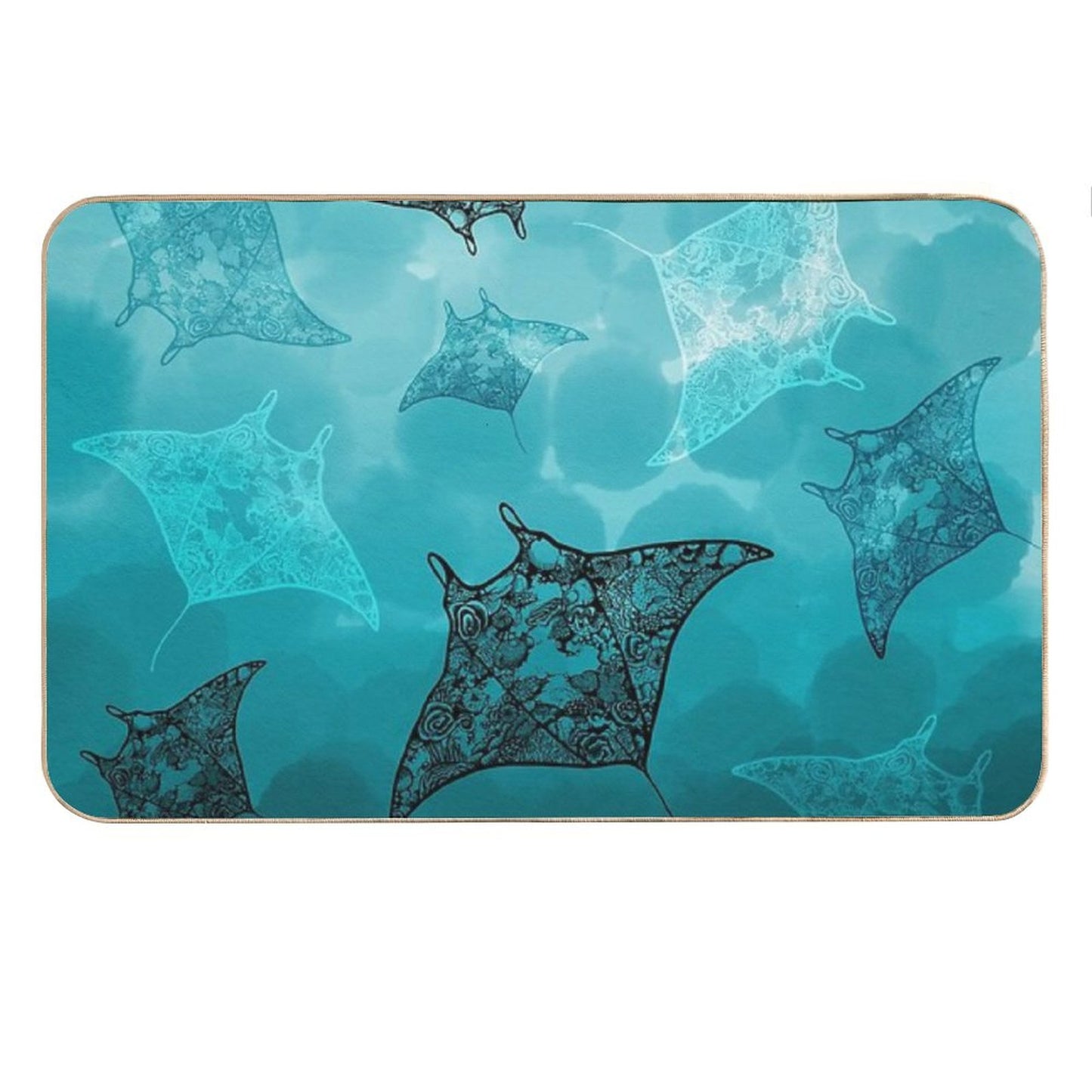 Manta's Eye View Bath Mat