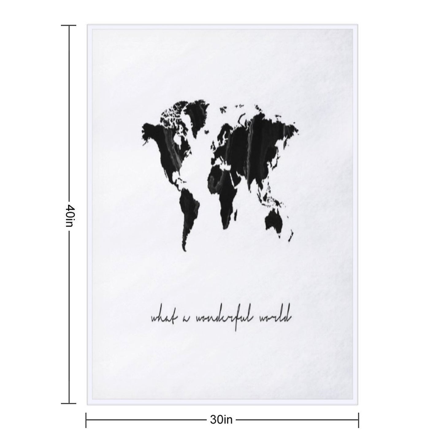World Map Print, Scandinavian, Nordic, Marble, Fashion Print, Scandinavian Art, Modern Art, Wall Art, Print, Minimalistic, Moder Throw Blanket