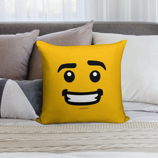 Brick Face - Guy Soft Style Accent Throw Pillow